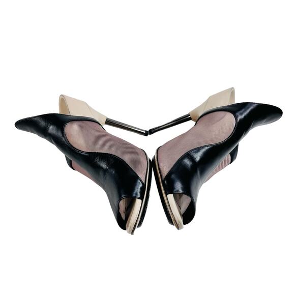 3.1 Phillip Lim Aria Suede Mule Sandal Black Mauve 7 - Picture 10 of 15